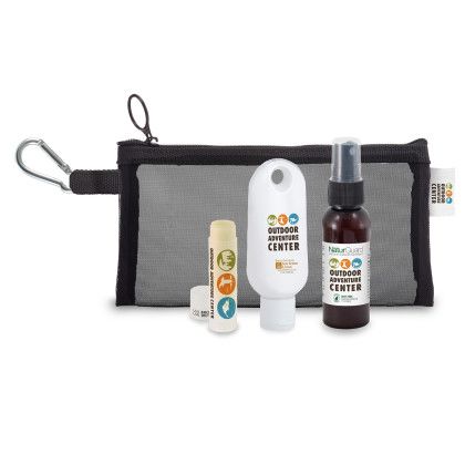 Custom Outdoor Adventure Kit with Sewn-in Tag & Carabiner - Multicolor