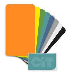 Custom Premium 4" x 7" Debossed Microfiber Cloth, in Clear Vinyl Pouch 