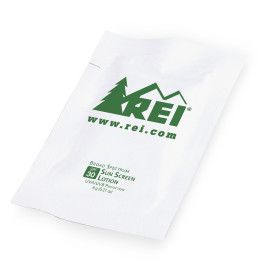 Custom Sun Screen Lotion Packette SPF 30, Direct Imprint - White