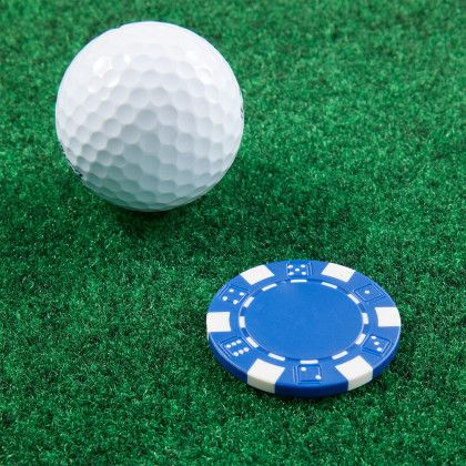 Custom Poker Chip Golf Ball Marker - Royal Lifestyle View Custom Poker Chip Golf Ball Marker - Royal Lifestyle View