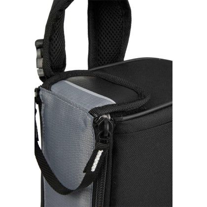 Custom Arctic Zone 6 Can Golf Cooler - Black Zipper View 