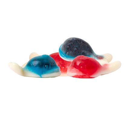 Custom America 250 - 4 oz. Digibag-Gummy Filled Whales - Assorted 