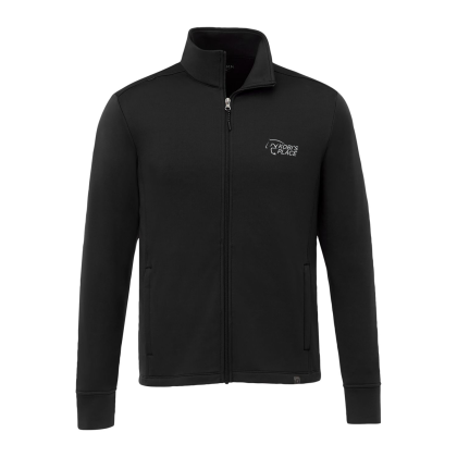 Custom Men's FRAZIER Eco Knit Jacket - Black 