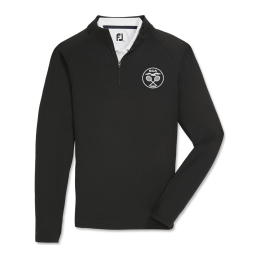 Custom FootJoy Womens Performance Quarter-Zip Pullover - Black 