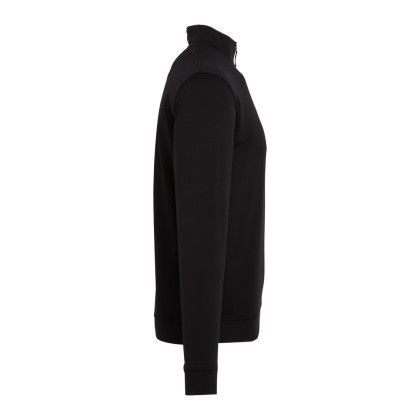 Custom FootJoy Men's Performance Quarter-Zip Pullover - Black Side View 