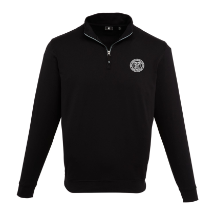 Custom FootJoy Men's Performance Quarter-Zip Pullover - Black 