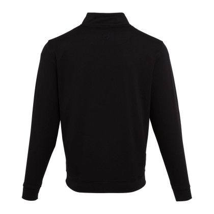 Custom FootJoy Men's Performance Quarter-Zip Pullover - Black Back View 