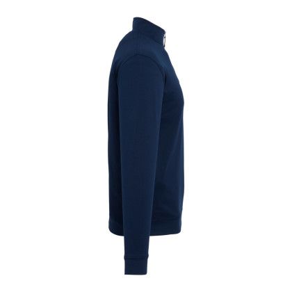 Custom FootJoy Men's Performance Quarter-Zip Pullover - Navy Side View 