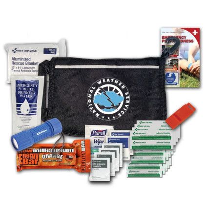 Custom Storm Series Disaster & First Aid Kit - Black Custom Storm Series Disaster & First Aid Kit - Black