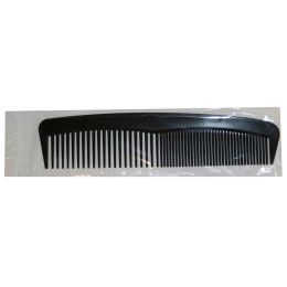 Custom Plastic Comb - No Imprint - Black