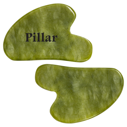 Custom Jade Massage Stone - Front View 