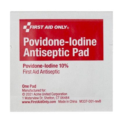Iodine Wipes - No Imprint