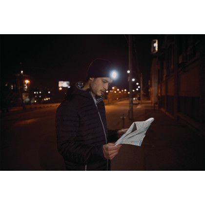 Custom Unisex MIGHTY LED Knit Toque - Lifestyle View 