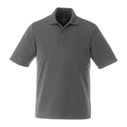 Custom Men's Tall DADE Short Sleeve Performance Polo - Steel Gray Custom Men's Tall DADE Short Sleeve Performance Polo - Steel Gray