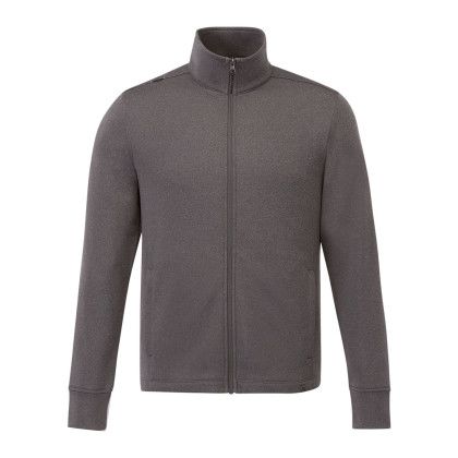 Custom Men's FRAZIER Eco Knit Jacket - Heather Charcoal 