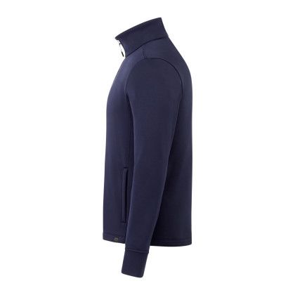 Custom Men's FRAZIER Eco Knit Jacket - Vintage Navy Side View 
