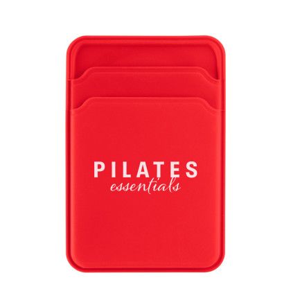 Custom Silicone Magnetic Phone Wallet - Red Custom Silicone Magnetic Phone Wallet - Red