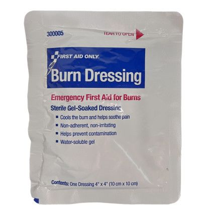 Custom Sterile Burn Dressing 4 x 4 - White Custom Sterile Burn Dressing 4 x 4 - White