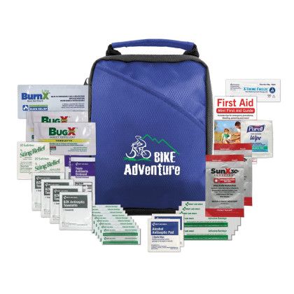 Custom Water-Resistant Adventure First Aid Kit - Blue Custom Water-Resistant Adventure First Aid Kit - Blue