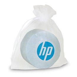 Custom Shower Steamer in Sheer Bag - Clarifying Peppermint 