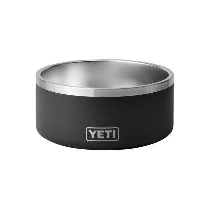 Custom YETI Boomer 8 Dog Bowl - Black Back View Custom YETI Boomer 8 Dog Bowl - Black Back View