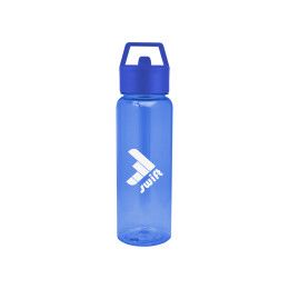Custom 32 Oz. Cambria RPET Bottle - Translucent Blue Custom 32 Oz. Cambria RPET Bottle - Translucent Blue