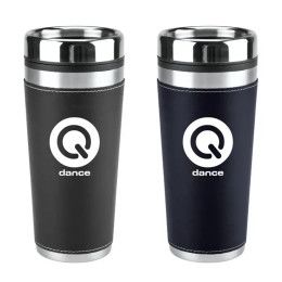 16 oz. Leatherette Tumbler Promotional Custom Imprinted With Logo