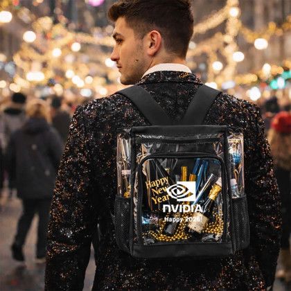 Custom LuxeGuard EVA Backpack - Black Lifestyle View 