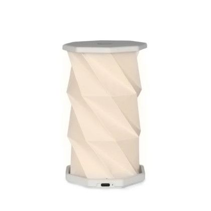 Custom MiniBright Foldable Lantern - White Open View 