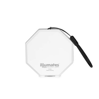 Custom MiniBright Foldable Lantern - White Back View 