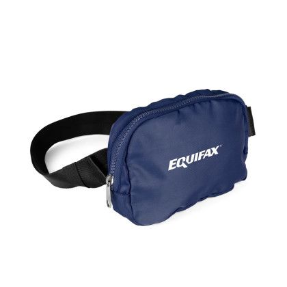 Custom TravelEase Fanny Pack - Navy Side View 