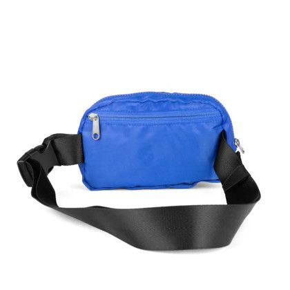 Custom TravelEase Fanny Pack - Blue Back View 