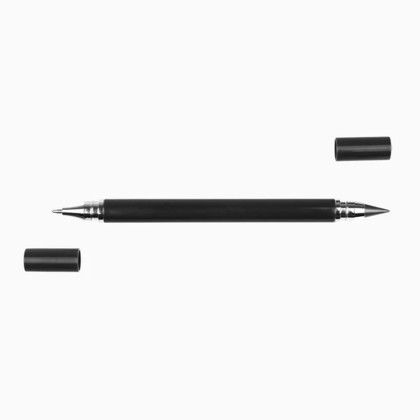 Custom EcoHyde A5 Journal with Pen - Black pen View 