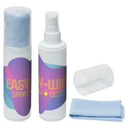 Custom Easy-Wipe 3.4 oz Cleaning Spray + Cloth Custom Easy-Wipe 3.4 oz Cleaning Spray + Cloth