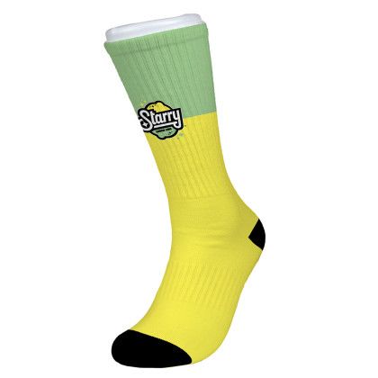 Custom Dye Sublimated Crew (Athletic) Socks - Design 1
