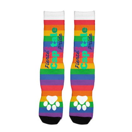 Custom Dye Sublimated Crew (Athletic) Socks - Design 3