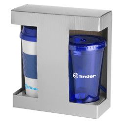 Custom Hot-N-Cold Gift Set - Blue Custom Hot-N-Cold Gift Set - Blue