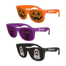 Custom Kids Halloween Art Pinhole Sunglasses