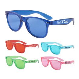 Custom Translucent Sunglasses with Matching Lens - All Colors 