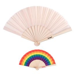 Custom Wood Foldout Hand Fan - All Colors Custom Wood Foldout Hand Fan - All Colors