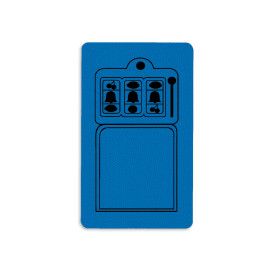 Custom Slot Machine Jar Opener - Full Color - Blue Custom Slot Machine Jar Opener - Full Color - Blue