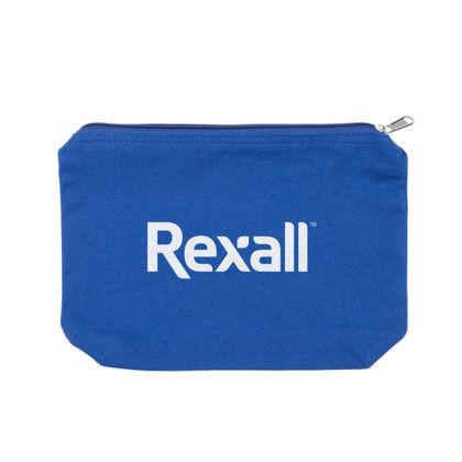 Custom EcoCanvas Pouch - Blue Custom EcoCanvas Pouch - Blue