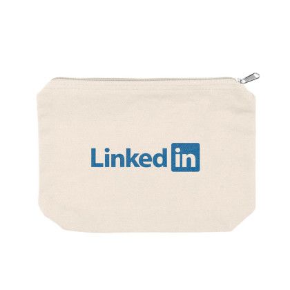 Custom EcoCanvas Pouch - Natural Custom EcoCanvas Pouch - Natural