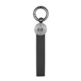 Custom CoreLeather Gun Metal Keychain - Black Custom CoreLeather Gun Metal Keychain - Black