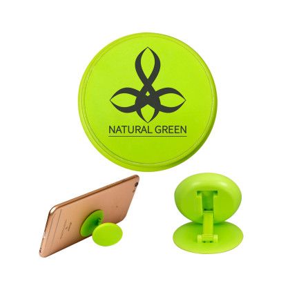 Custom Pull-Topper Phone Holder - Lime green