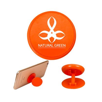 Custom Pull-Topper Phone Holder - Orange
