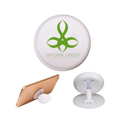 Custom Pull-Topper Phone Holder - White