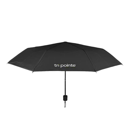 Custom CarryLite Umbrella - Black Front View 