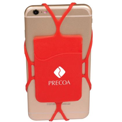 Custom Stretchy Mobile Device Pocket - Red