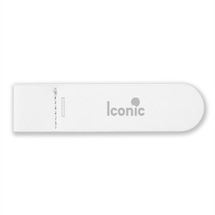 Custom Magnetic Bookmark with Pen Holder - White